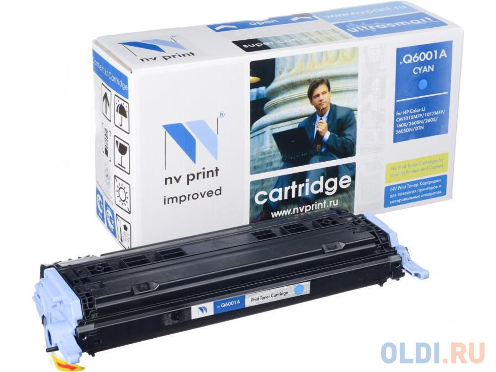 Картридж NV-Print Q6001A Q6001A Q6001A Q6001A Q6001A 2000стр Голубой