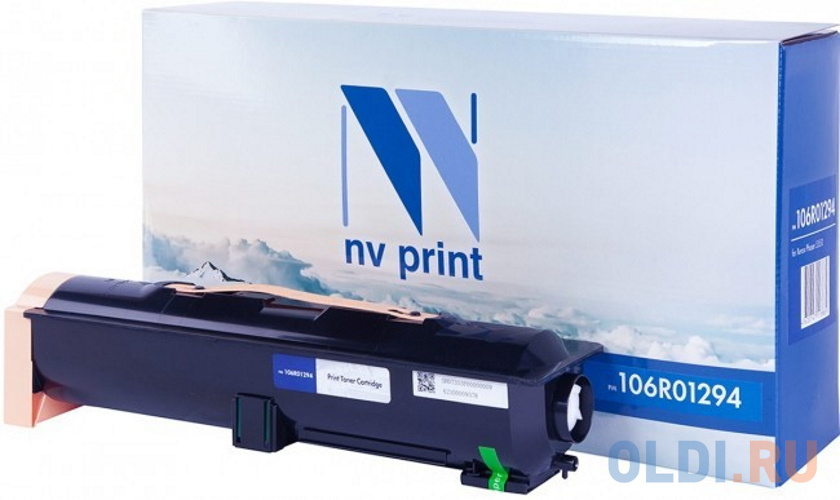 Картридж NV-Print 106R01294 для Xerox Phaser 5550 черный 35000стр картридж print rite tfxa8obpu1j pr 108r00909 pr108r00909 2500стр для xerox phaser 3140 3155 3160 pr 108r00909