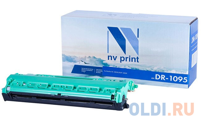 NV Print  DR-1095 Барабан для Brother HL-1202R/DCP-1602R (10000k) картридж лазерный print rite tfba8ibpu1j pr tn1095 tn 1095 1500стр для brother dcp 1602 1602r pr tn1095