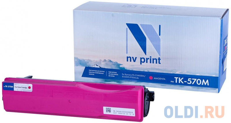 

Картридж NV-Print TK-570M 12000стр Пурпурный