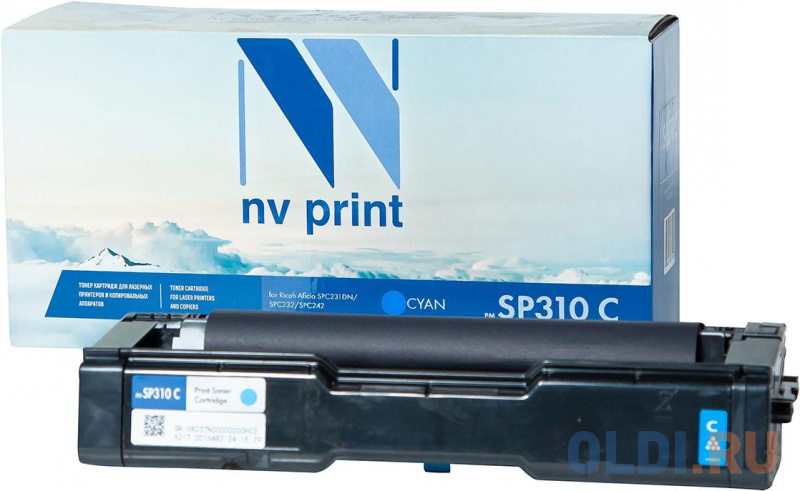 

Картридж NV-Print SP310C 2500стр Голубой