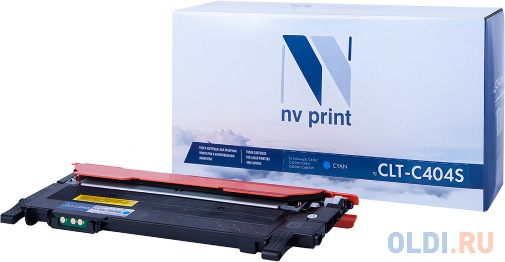 Картридж NV-Print CLT-C404SC 1000стр Голубой