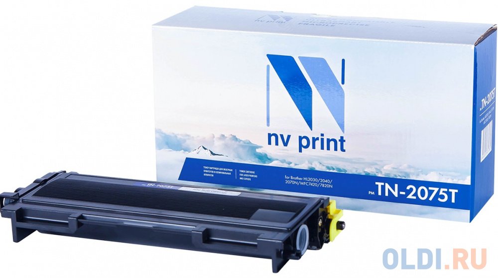Картридж NV-Print NV-TN2075T 2500стр Черный картридж nv print ce278x 2500стр