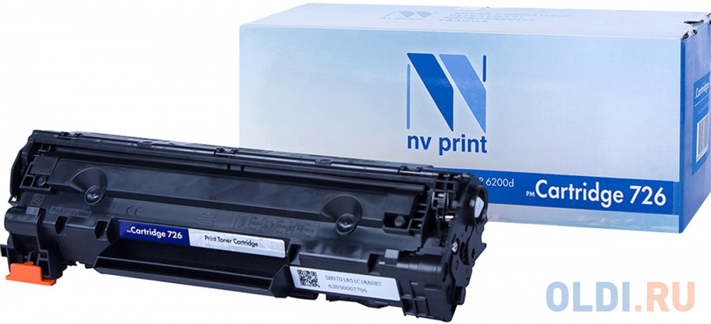 Картридж NV-Print 726 2100стр Черный картридж nv print nv ce278a nv 728 2100стр