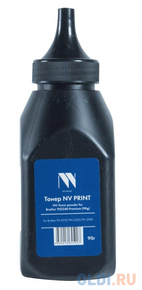 Тонер NV PRINT  for TN2240/TN-2275/TN-2235/TN-2090 Premium (90G) (бутыль) тонер nv print for hp laserjet pro m402 m426 m403 427 m506 m527 premium 1kg бутыль