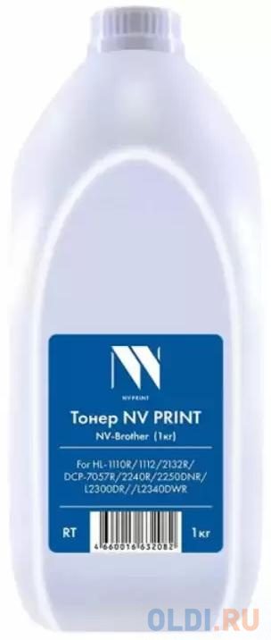 Тонер NV PRINT TYPE1 for Brother HL-5440d/5445d/5450dn/6180dw ,TN-720/750/780/3335/3340  (1KG), цвет черный HL5440 - фото 1