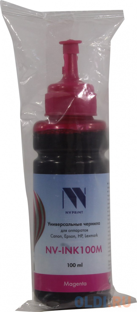 Чернила NV-INK100 Magenta универсальные на водной основе для аппаратов HP (100 ml) (Китай) фото