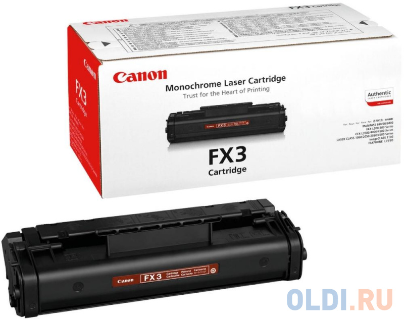 

Картридж Canon FX-3 2700стр Черный