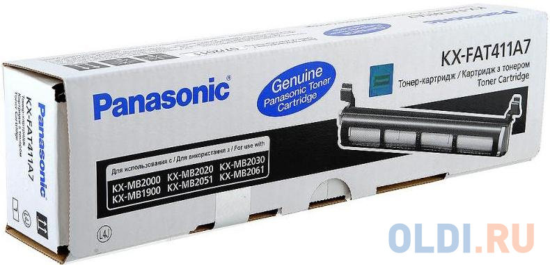 

Тонер-картридж Panasonic KX-FA411А 2000стр Черный
