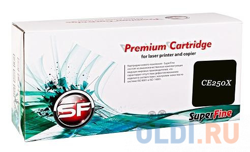 

Картридж SuperFine CE250X для HP Color LaserJet CP3525 Color LaserJet CM3530 10500стр Черный
