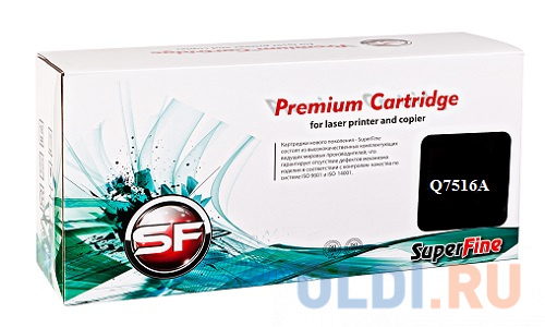 

Картридж SuperFine Q7516A 13000стр Черный