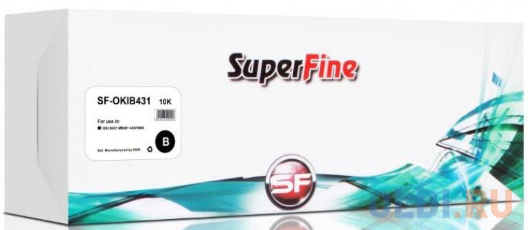 Картридж SuperFine SF-OKIB431 10000стр Черный картридж superfine sf 60f5h00 10000стр
