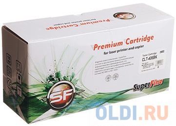 Картридж SuperFine SF-CLTK406S 1500стр Черный картридж superfine sf cltk406s 1500стр