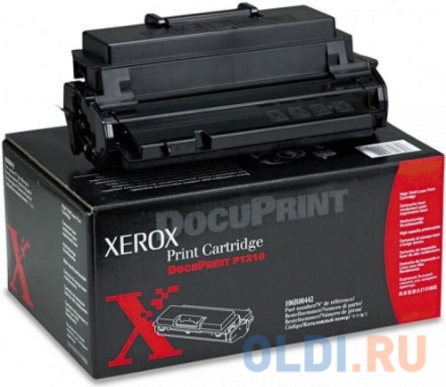 

Картридж Xerox 106R00442 для Xerox DocuPrint P1210 6000стр Черный