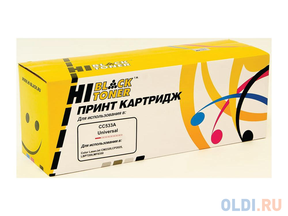 Картридж Hi-Black CC533A/№718 2800стр Пурпурный картридж hi   cc533a 718 2800стр пурпурный