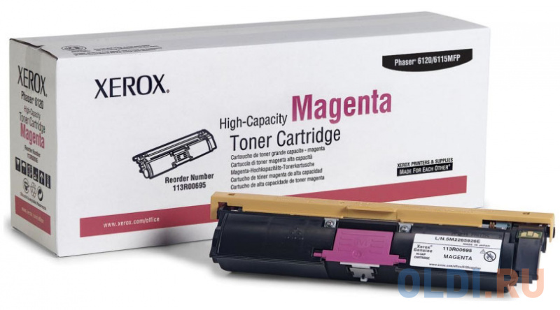 

Картридж Xerox 113R00695 для Phaser 6120 пурпурный 4500стр