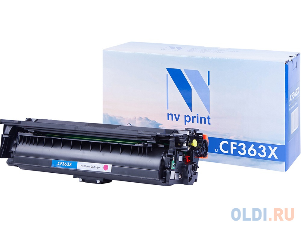 Картридж NV-Print CF363X 9500стр Пурпурный картридж nv print tk 8315m 6000стр пурпурный
