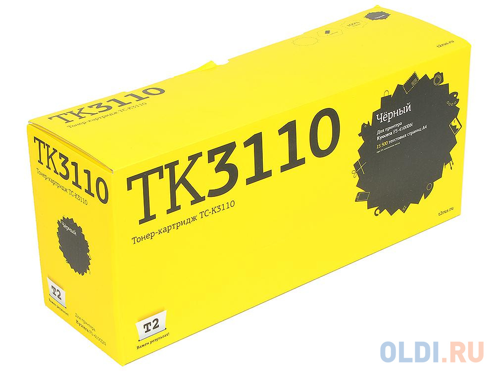 Тонер-картридж T2 TC-K3110 15500стр Черный полипропиленовый картридж механической очистки для smart фильтр membranium