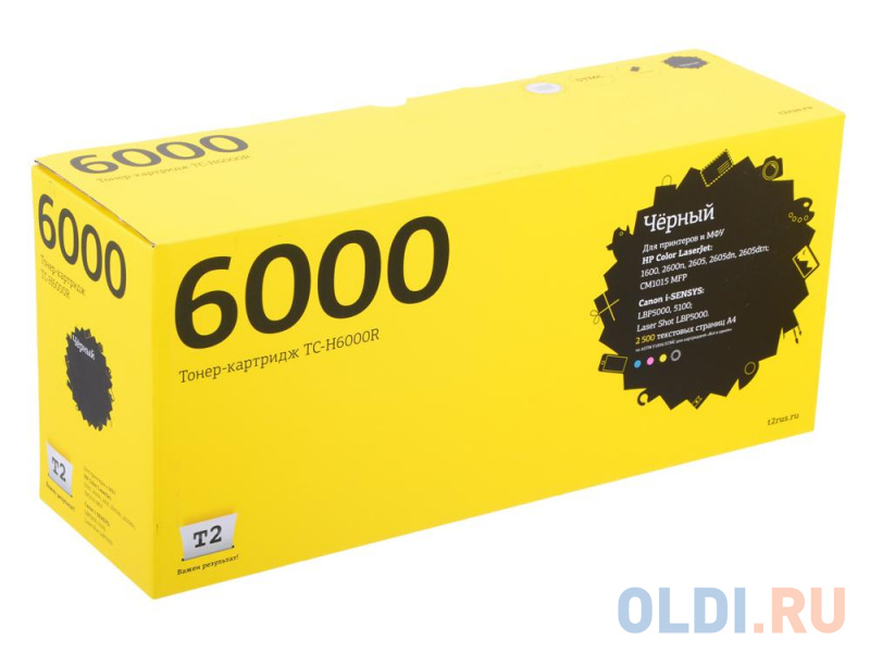 

Картридж T2 Q6000A 2500стр Черный