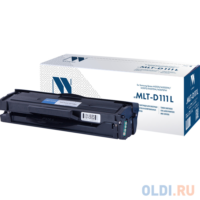 Картридж NV-Print MLT-D111L 1800стр Черный