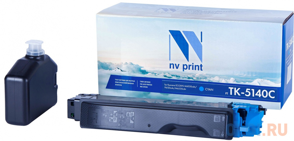 Картридж NV-Print TK-5140C 5000стр Голубой