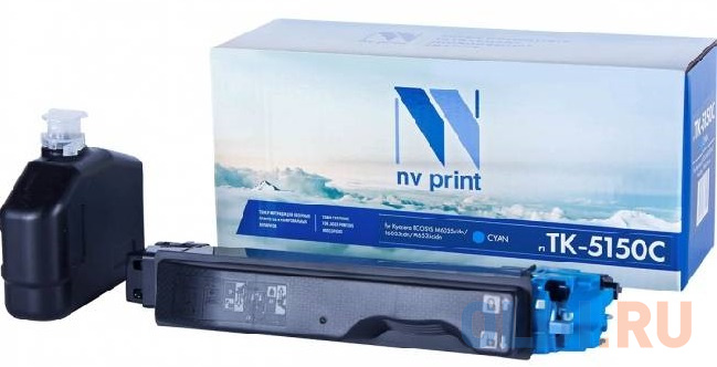 Картридж NV-Print TK-5150C 10000стр Голубой картридж nv print nv c4129x 10000стр
