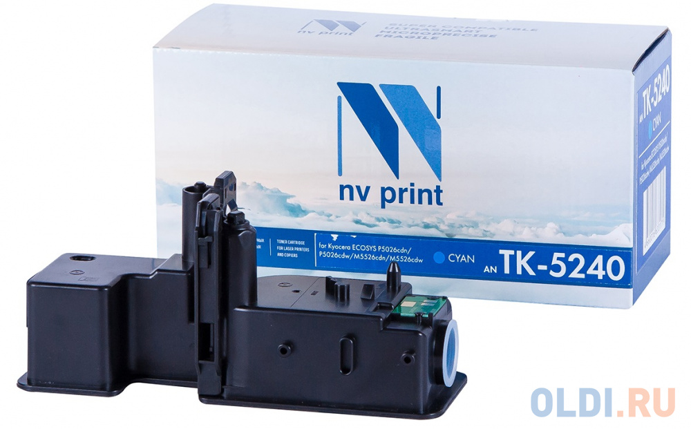 Картридж NV-Print TK-5240C 3000стр Голубой картридж nv print nv q5949a 3000стр