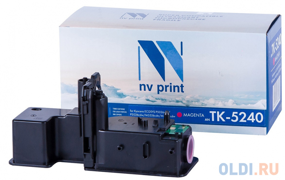 Картридж NV-Print TK-5240M 3000стр Пурпурный картридж nv print nv q5949a 3000стр