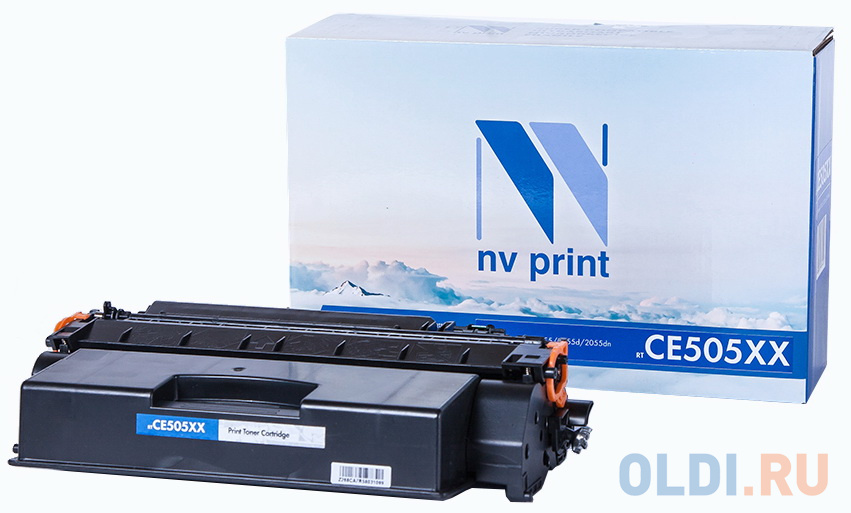 Картридж NV-Print NV-CE505XX 10000стр Черный картридж nv print nv cf259x 10000стр