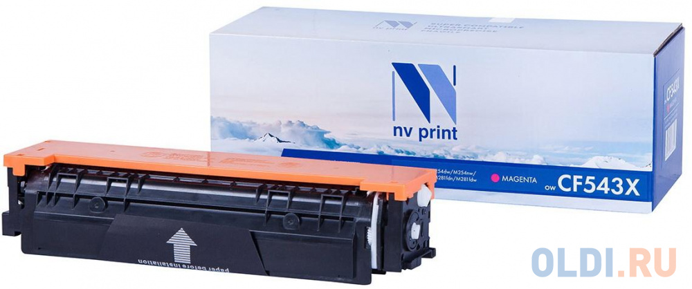 Картридж NV-Print NV-CF543X 2500стр Пурпурный картридж nv print ce278x 2500стр