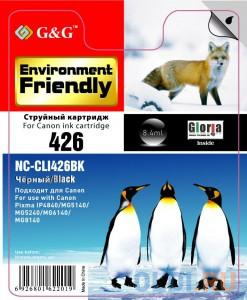 Картридж струйный G&G NC-CLI426BK CLI-426BK черный (8.4мл) для Canon Pixma MG5140/5240/6140/8140/MX884