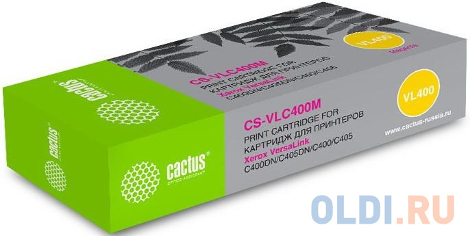 Картридж лазерный Cactus CS-VLC400M 106R03535 пурпурный (8000стр.) для Xerox VersaLink C400DN/C405DN/C400/405/C400N/C405N/