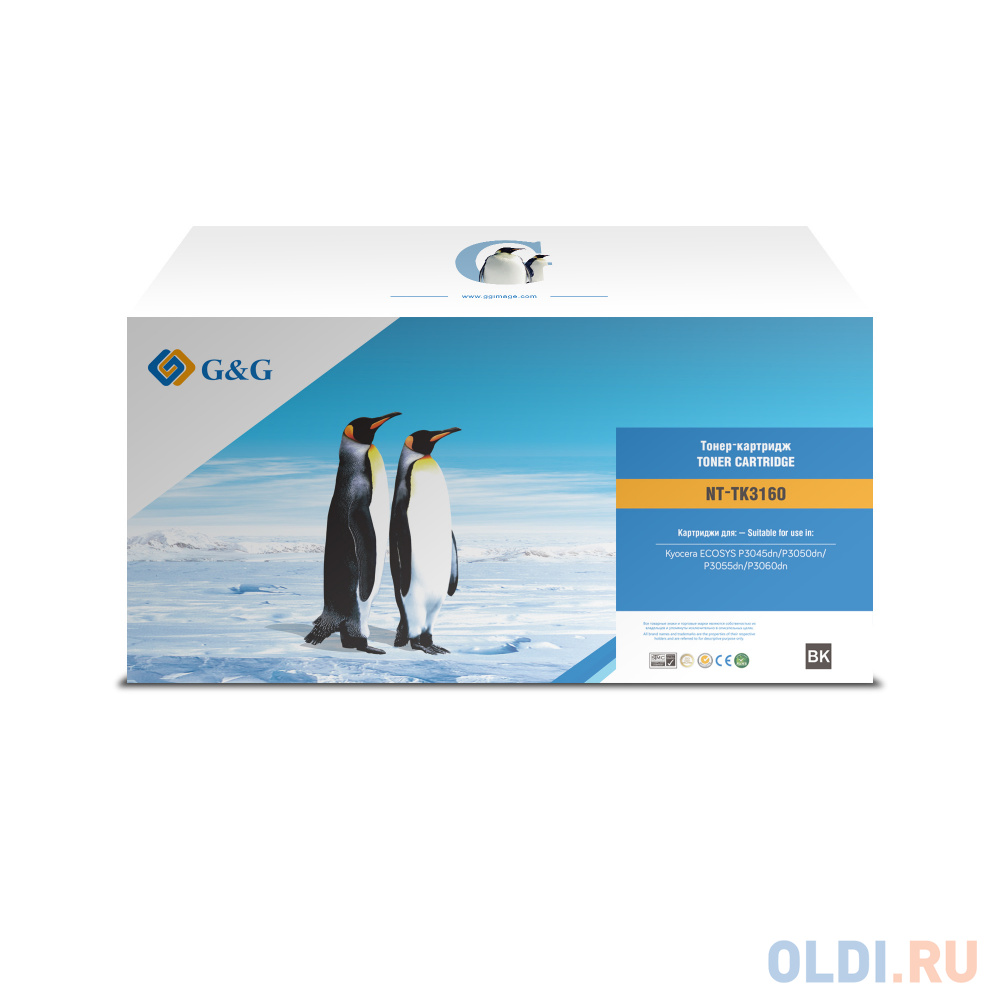 

Картридж G&G NT-TK3160 12500стр Черный