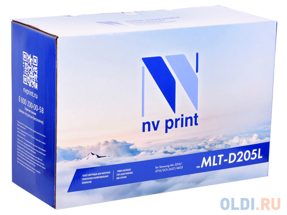 Картридж NV-Print MLT-D205L MLT-D205L MLT-D205L MLT-D205L MLT-D205L 5000стр Черный фото