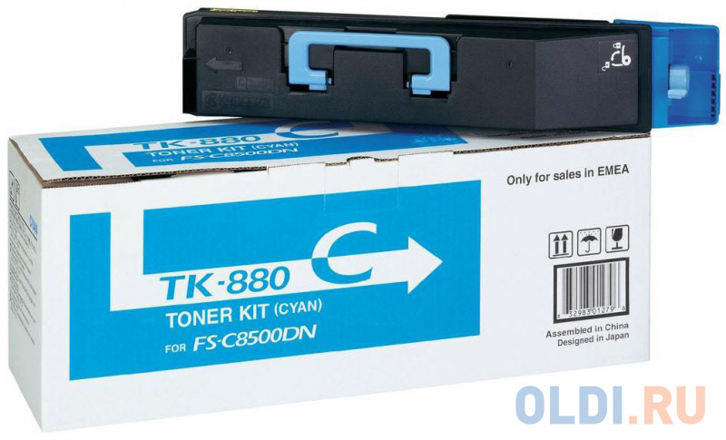 

Картридж Kyocera Mita TK-880C 18000стр Голубой