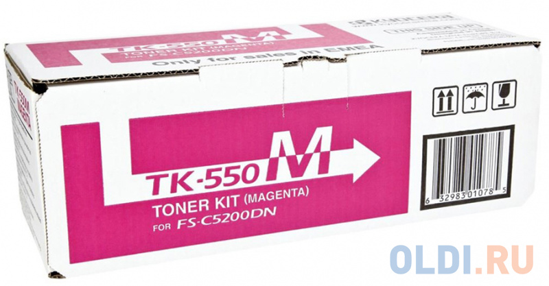 

Картридж Kyocera Mita TK-550M 6000стр Пурпурный