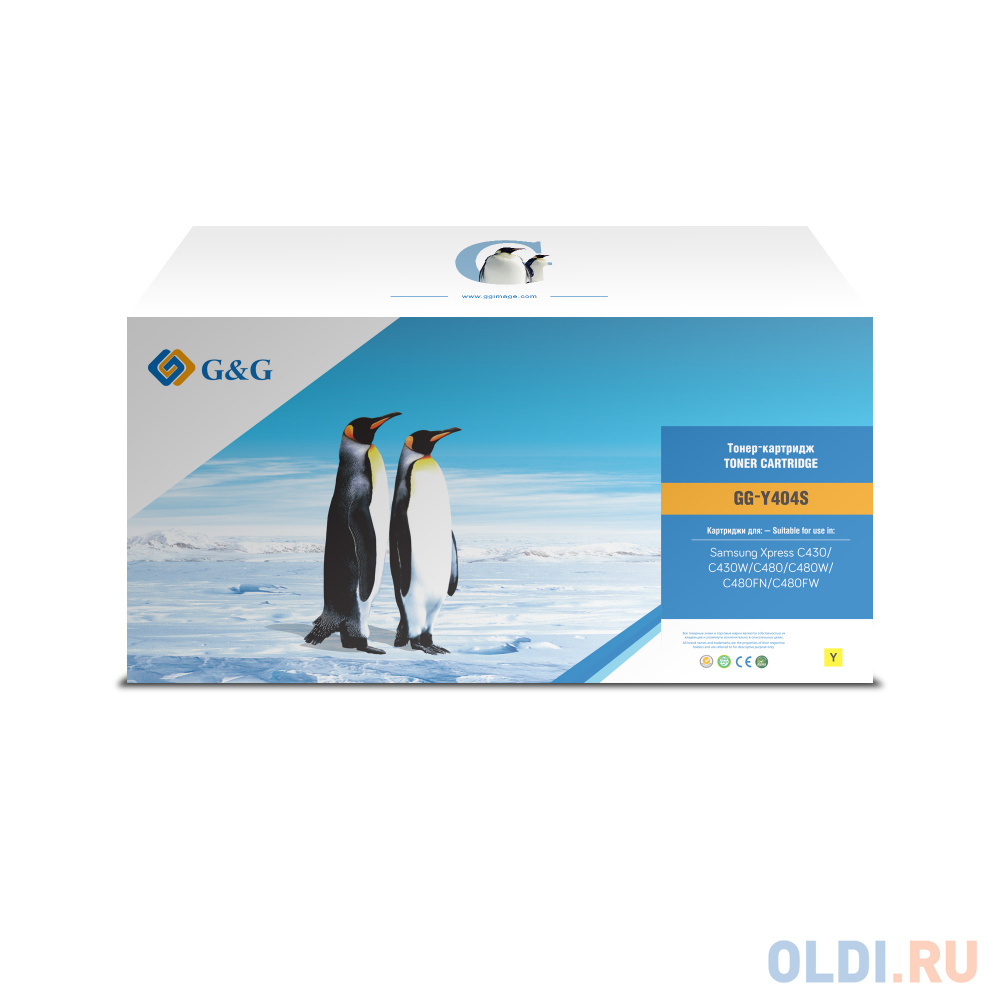 Картридж G&G GG-Y404S 1000стр Желтый фото