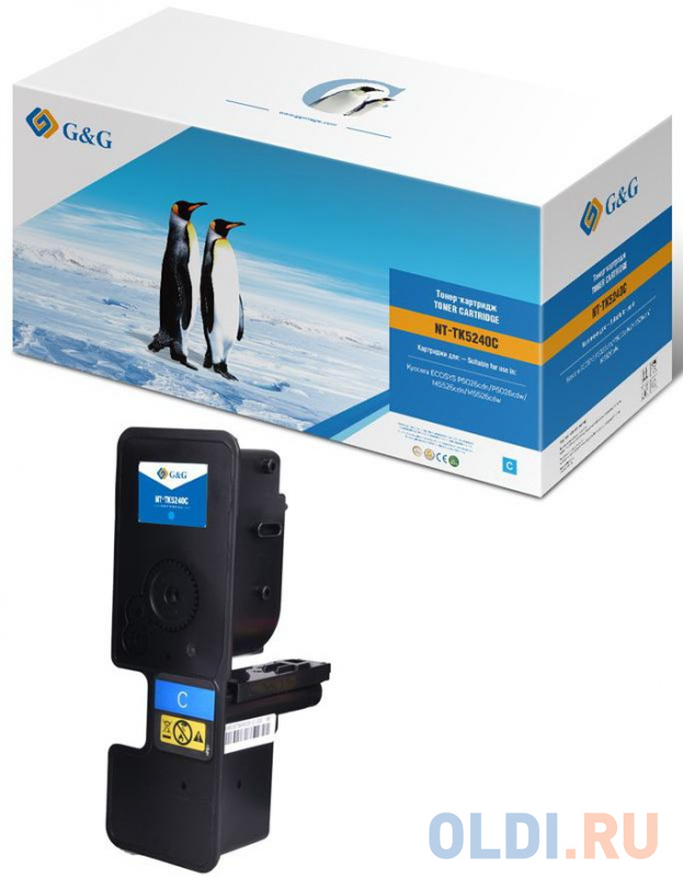 

Картридж G&G NT-TK5240C 3000стр Голубой