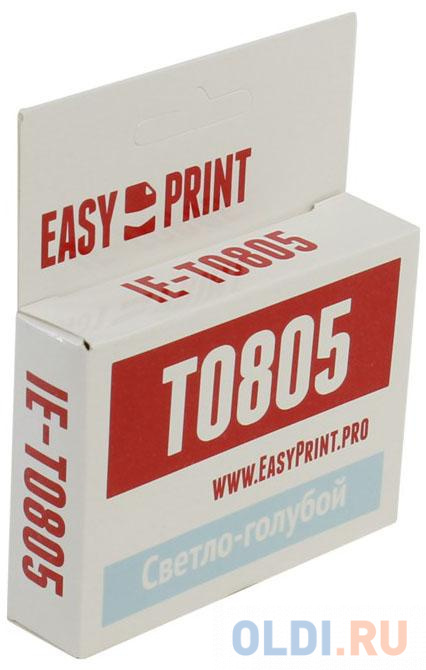 Картридж EasyPrint IE-T0805 C13T0805 для Epson Stylus Photo P50/PX660/PX720WD/PX820FWD голубой картридж easyprint ie t0803 c13t0803 для epson stylus photo p50 px660 px720wd px820fwd пурпурный