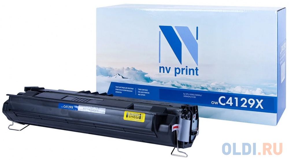 Картридж NV-Print NV-C4129X 10000стр Черный барабан nv print nv 101r00474du 10000стр