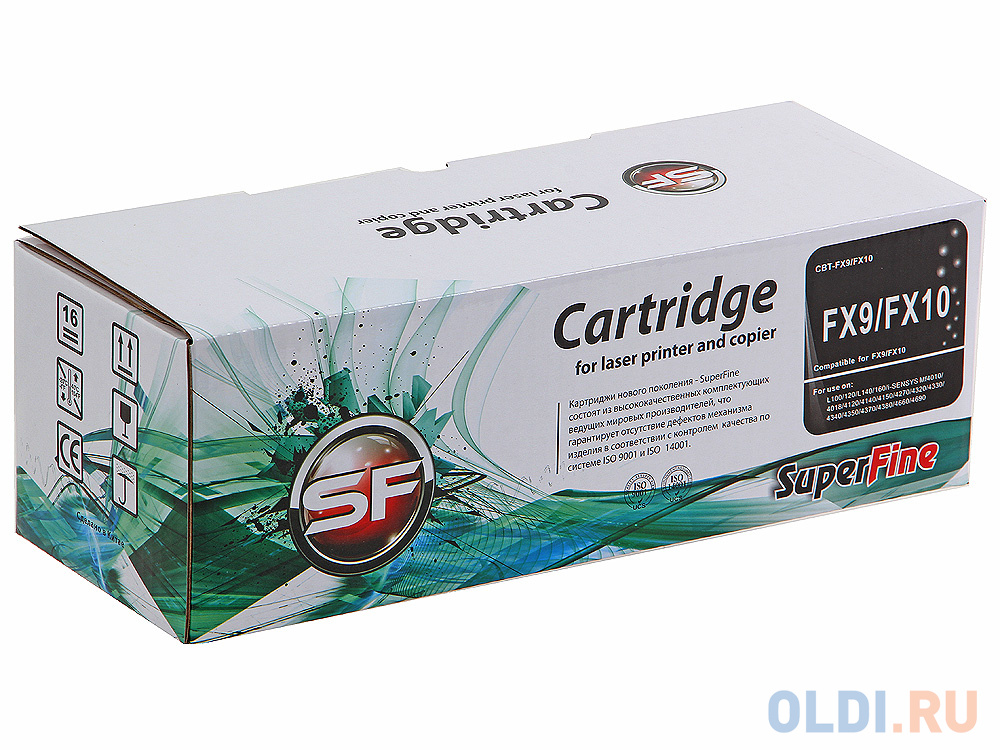 

Картридж SuperFine FX-10 FX-10 2000стр Черный