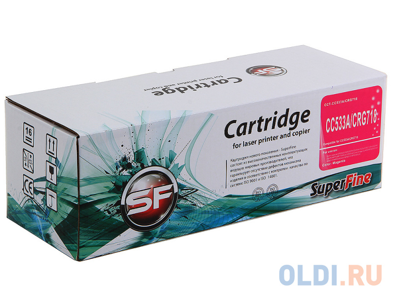 

Картридж SuperFine CC533A CC533A CC533A CC533A 2800стр Пурпурный