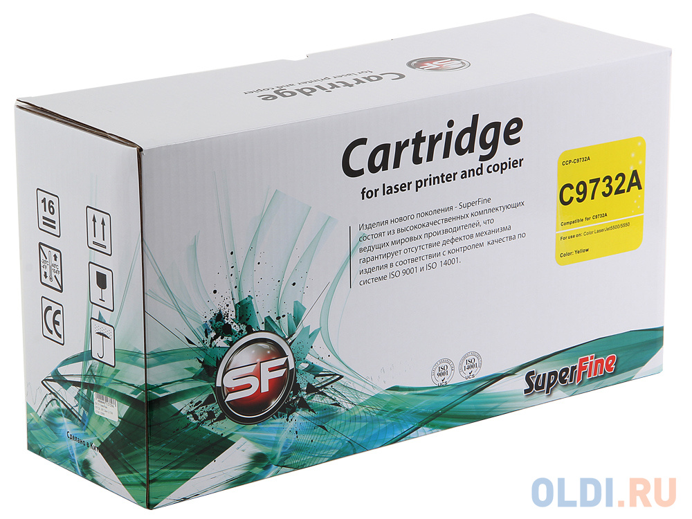 

Картридж SuperFine C9733A C9733A C9733A 12000стр Желтый