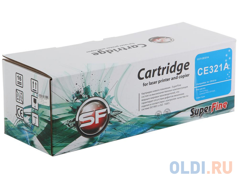 

Картридж SuperFine CE321A CE321A CE321A CE321A CE321A CE321A 2000стр Голубой