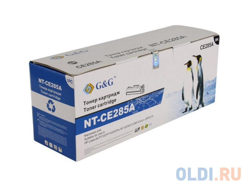 

Картридж G&G NT-CE285A для HP LJ P1102 1102w M1132 1212 1214 1217 Canon LBP-6020 MF-3010