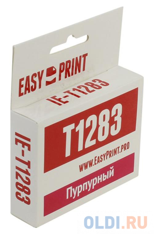 Картридж EasyPrint C13T1283 для Epson Stylus S22/SX125/Office BX305 пурпурный IE-T1283 картридж easyprint c13t1281 для epson stylus s22 sx125 office bx305f ie t1281