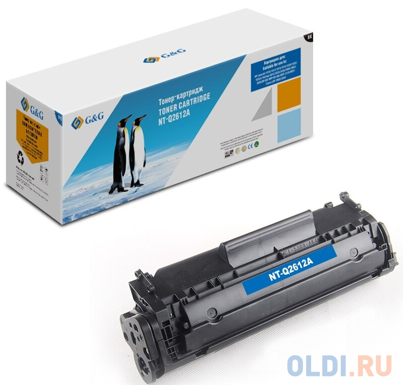 

Картридж G&G Q2612A 2000стр Черный