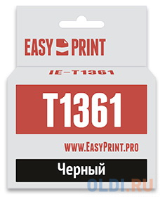 

Картридж EasyPrint IE-T1361 для Epson K101/K201/K301, черный, с чипом