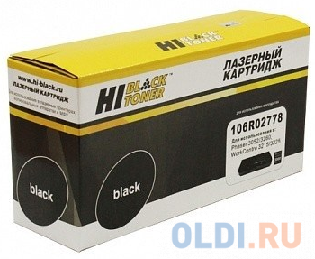 Hi-Black 106R02778 Картридж для Xerox Phaser 3052/3260/WC 3215/3225, 3К