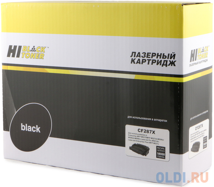 Hi-Black CF287X Картридж для HP LJ M506dn/M506x/M527dn/M527f/M527c, 15K